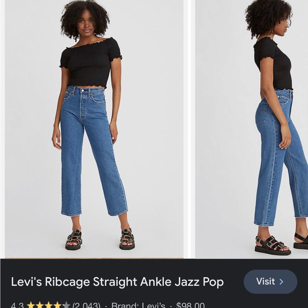 Levi's Ribcage Straight Ankle